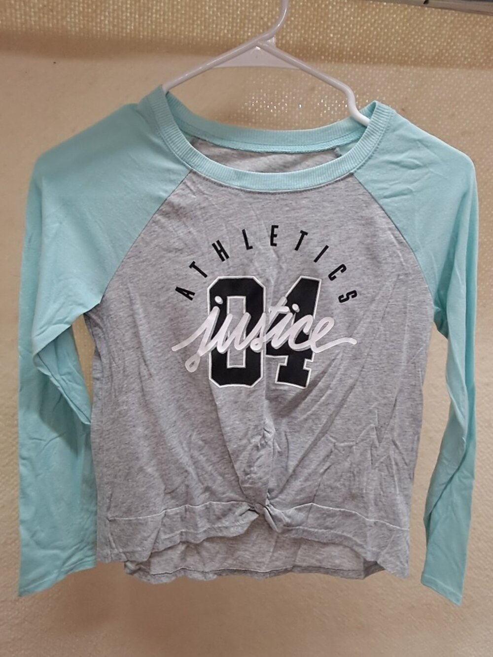 Justice Grey and Blue long sleeve Shirt